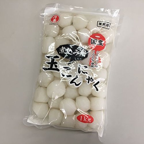 Amazon.co.jp: 国産 煮込み用 玉こんにゃく 1kg : 食品・飲料・お酒